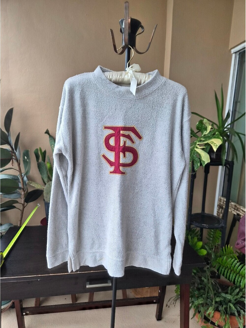 Florida State Seminoles FSU League Gray Hoodie Sweatshirt Size Small